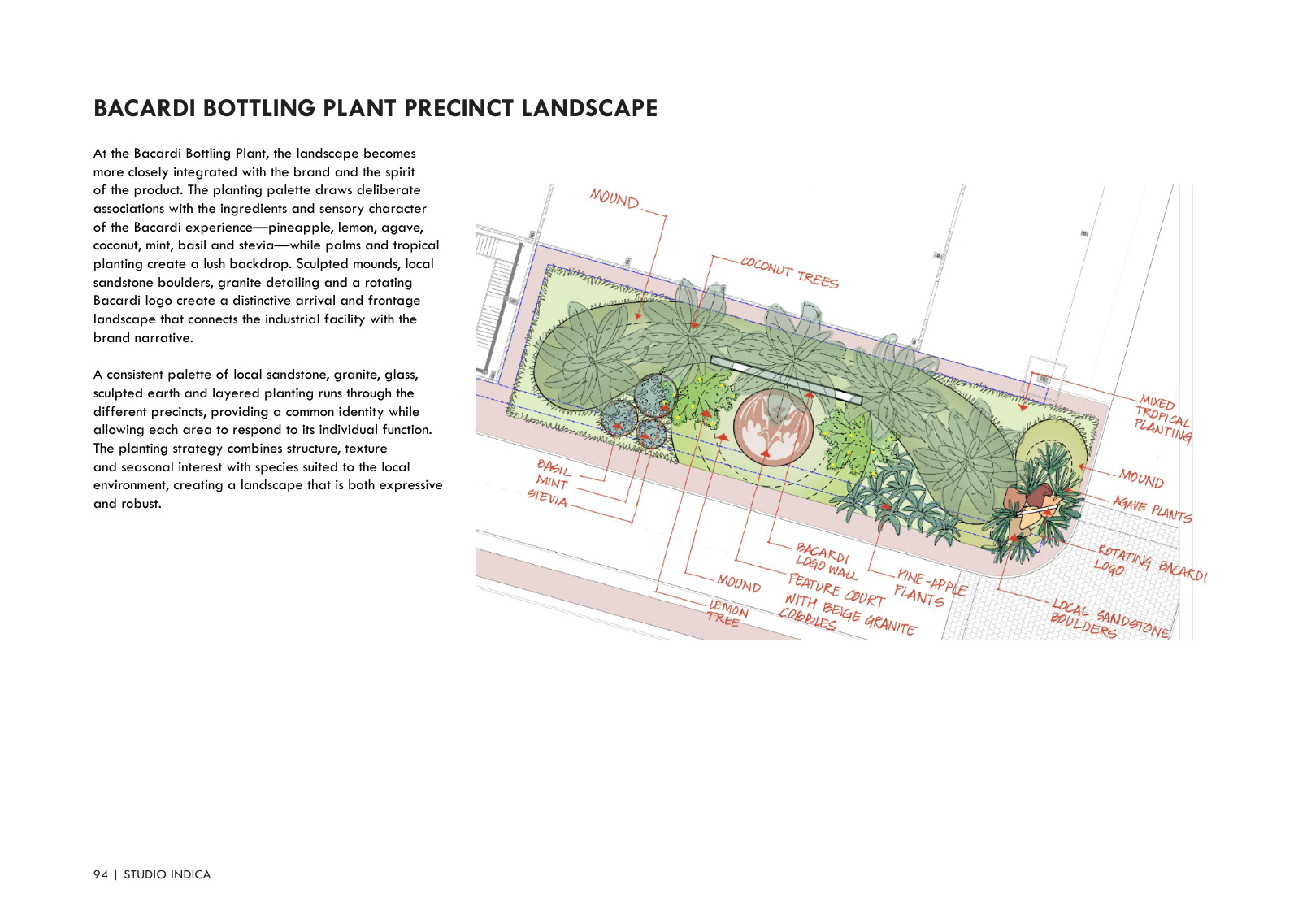 Bacardi Bottling Plant and Experience Center project material — sheet 94