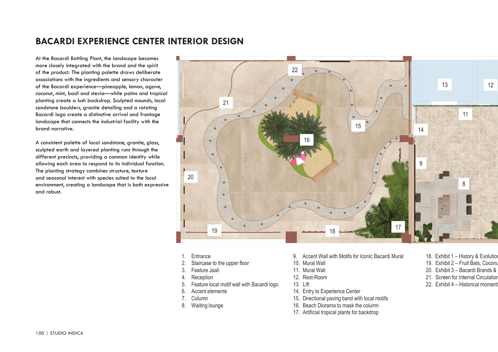 Bacardi Bottling Plant and Experience Center project material — sheet 100