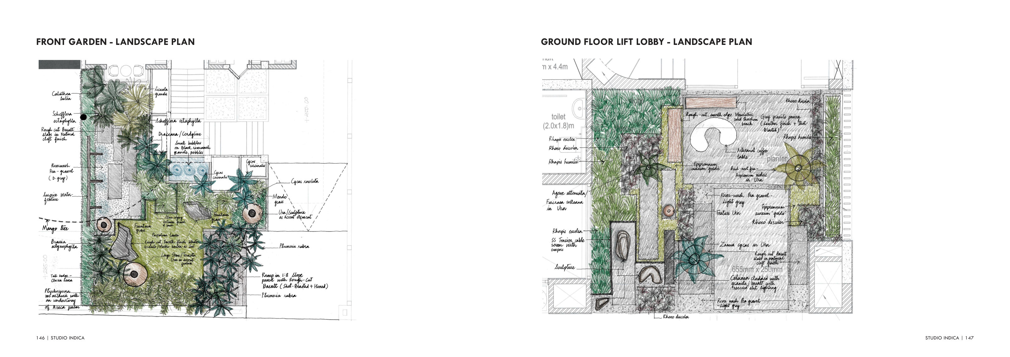 Bhartia Residence — complete presentation spread 74