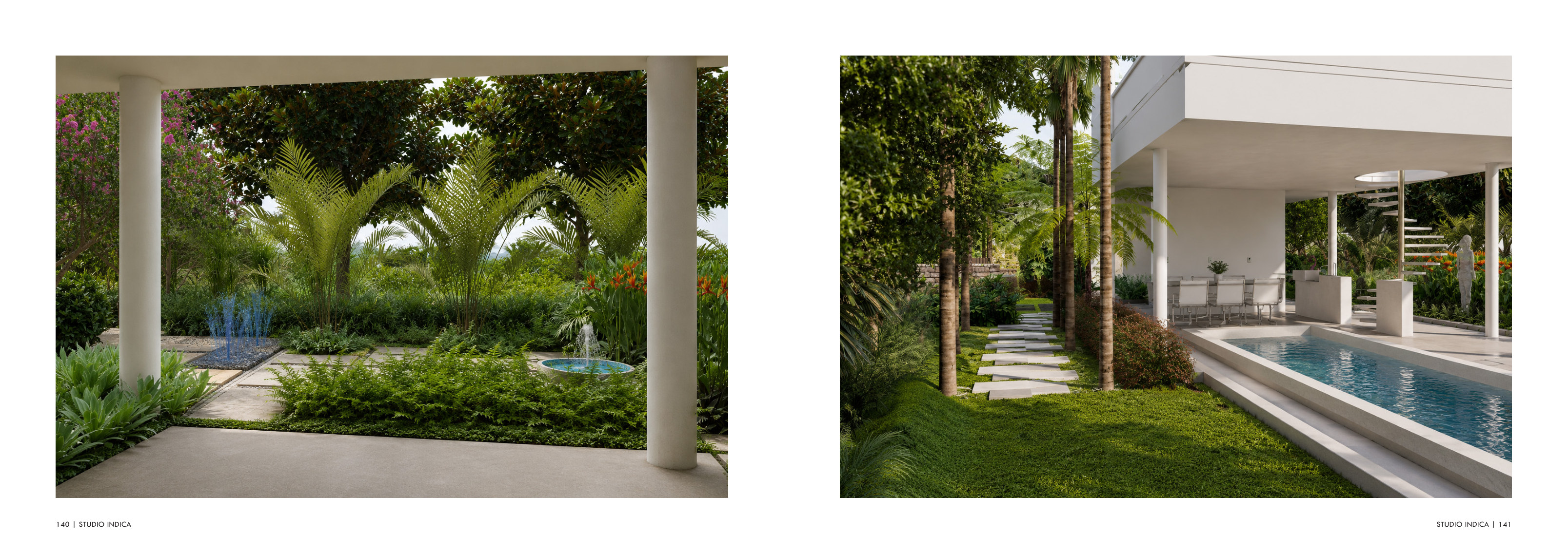 Chauhan Residence — complete presentation spread 71